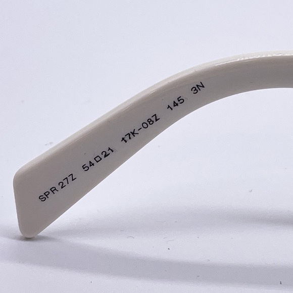 NEW PRADA PR27ZS WHITE UNISEX SUNGLASSES PR 27ZS 17K08Z NEW COLLECTION SPR 26Z - Picture 13 of 14